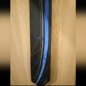 Jerry Garcia Greatful Dead Limited Edition Birthday Black and Blue Silk Tie